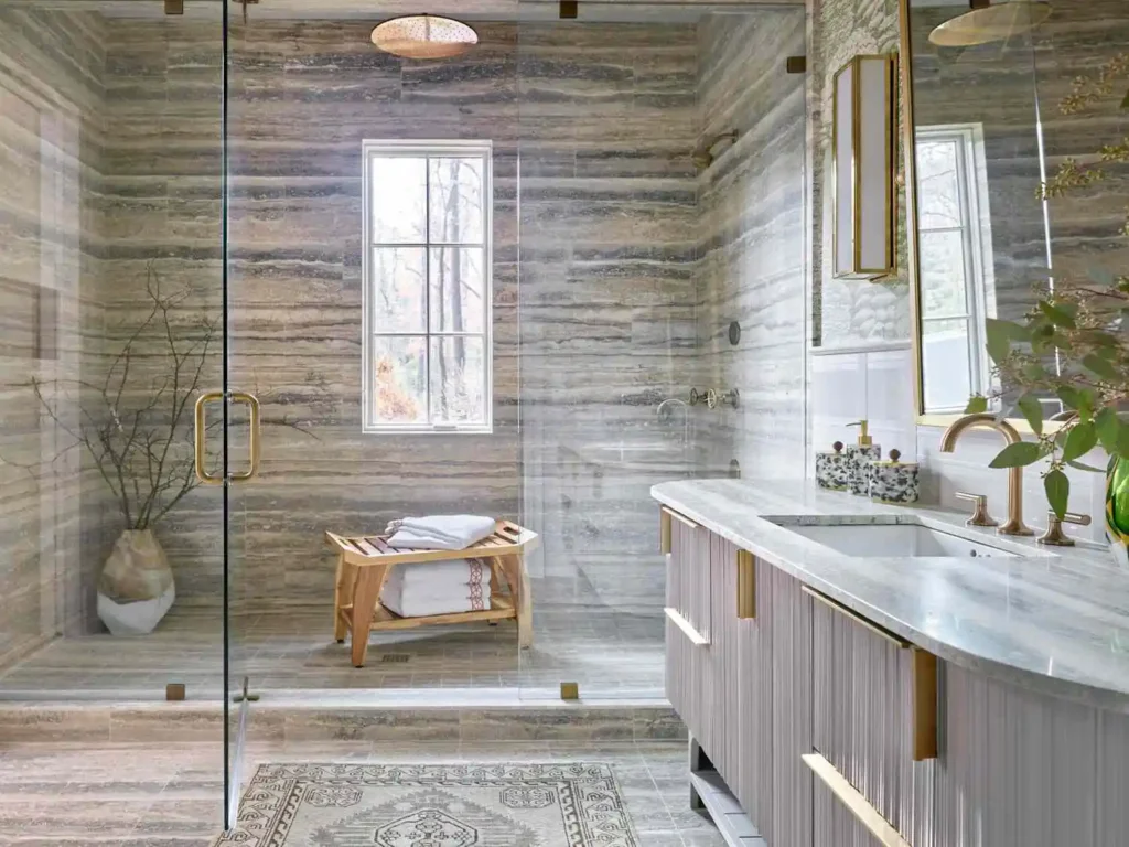 Maximize Space with a Walk-In Shower