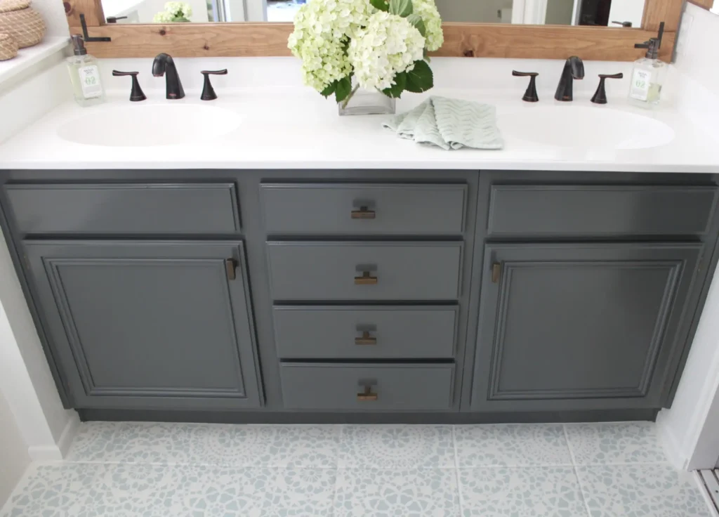 Painting Bathroom Cabinets Step by Step