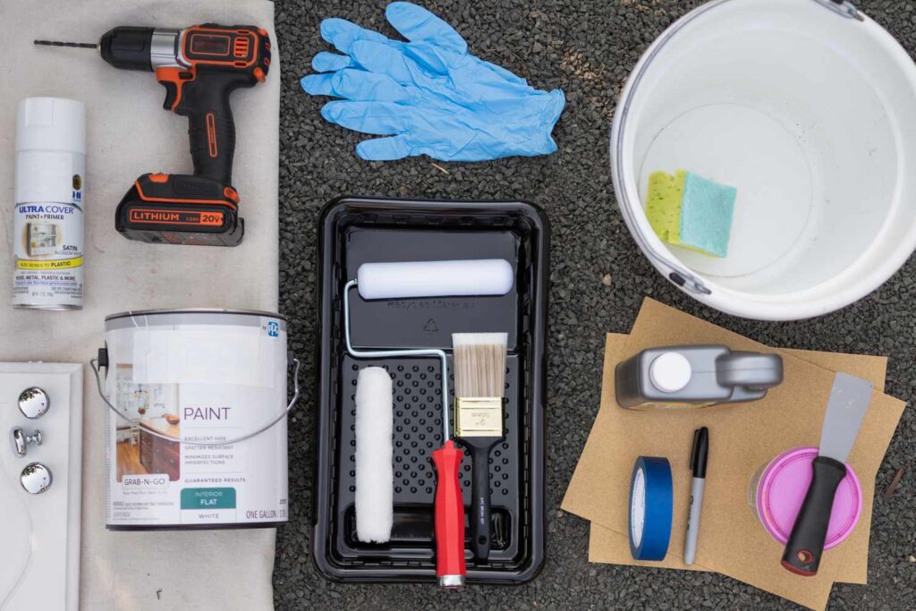 Tools and Supplies Needed to Paint Bathroom Cabinets