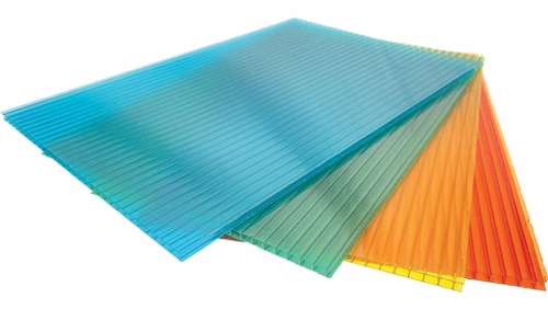 Twin-Wall Polycarbonate Roofing Panels