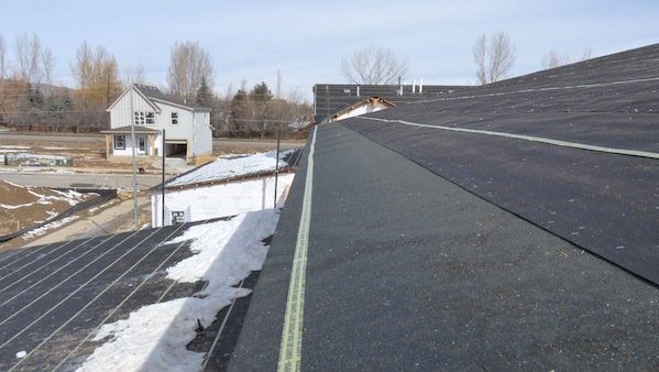 how to install felt paper on a roof