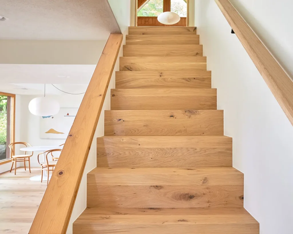 how to install vinyl plank flooring on open stairs