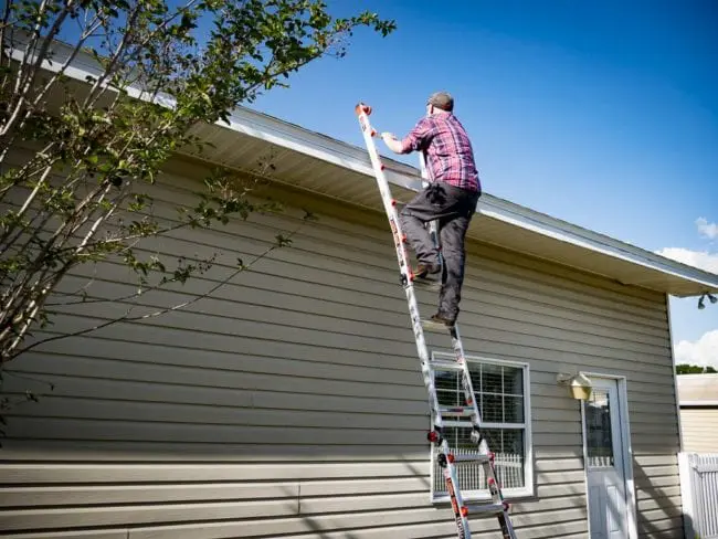 ladders for sloped roofs