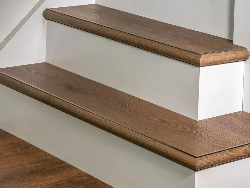 vinyl plank on stairs